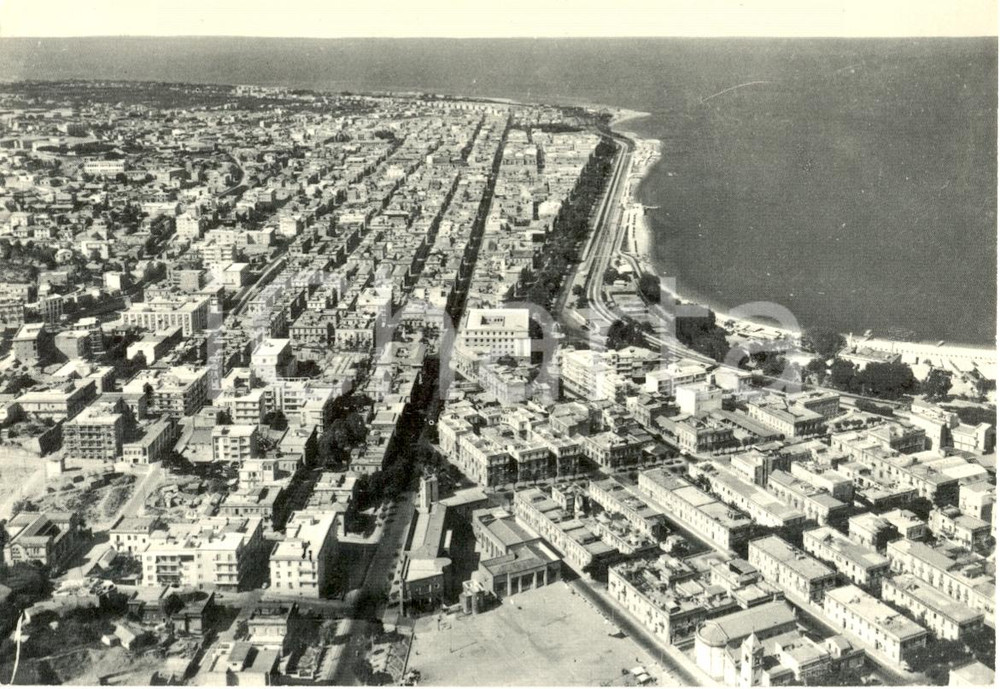 Cartolina originale da collezione 1960 ca REGGIO CALABRIA Veduta aerea Cartolina postale FG NV 1