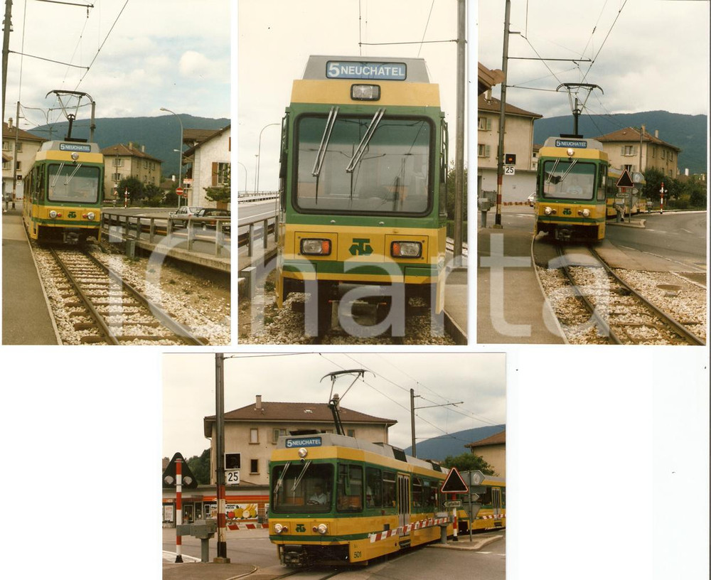 Fotografia d epoca originale 1980 ca SVIZZERA Tramway de NEUCHATEL Motor coach BE 4/4 503 Lotto 4 foto 1