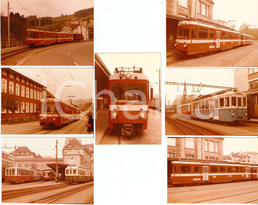 Fotografia d epoca originale 1975 ca SVIZZERA Ferrovia TROGENERBAHN St. Gallen Speicher Trogen Lotto 7 foto 1