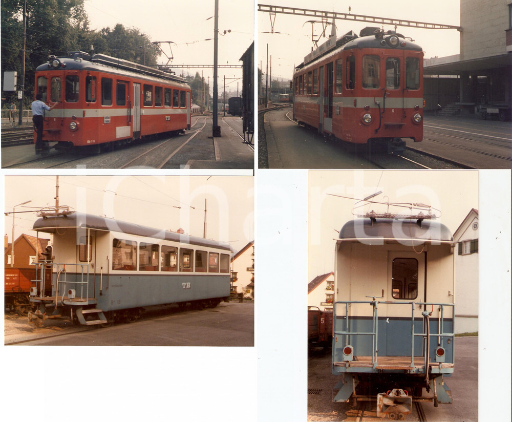 Fotografia d epoca originale 1985 SVIZZERA Ferrovia TROGENERBAHN St. Gallen Speicher Trogen TB Lotto 4 foto 1