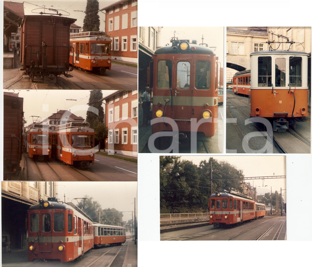 Fotografia d epoca originale 1985 SVIZZERA Ferrovia TROGENERBAHN St. Gallen Speicher Trogen Lotto 6 foto 1