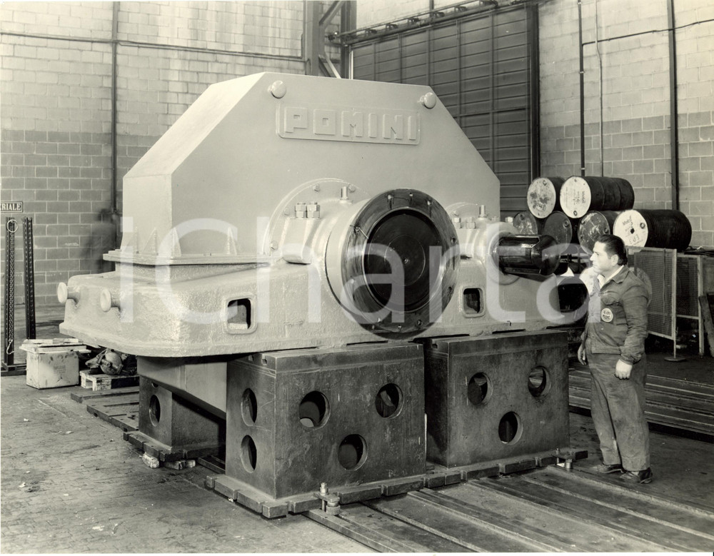 Fotografia d epoca originale 1971 MILANO Ditta Ing. V. FACHINI  Laminatoio POMINI FOTOGRAFIA 1