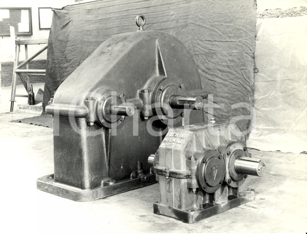 Fotografia d epoca originale 1968 RHO  MILANO Ditta Ing. V.FACHINI  Ventilatore FOTOGRAFIA 1