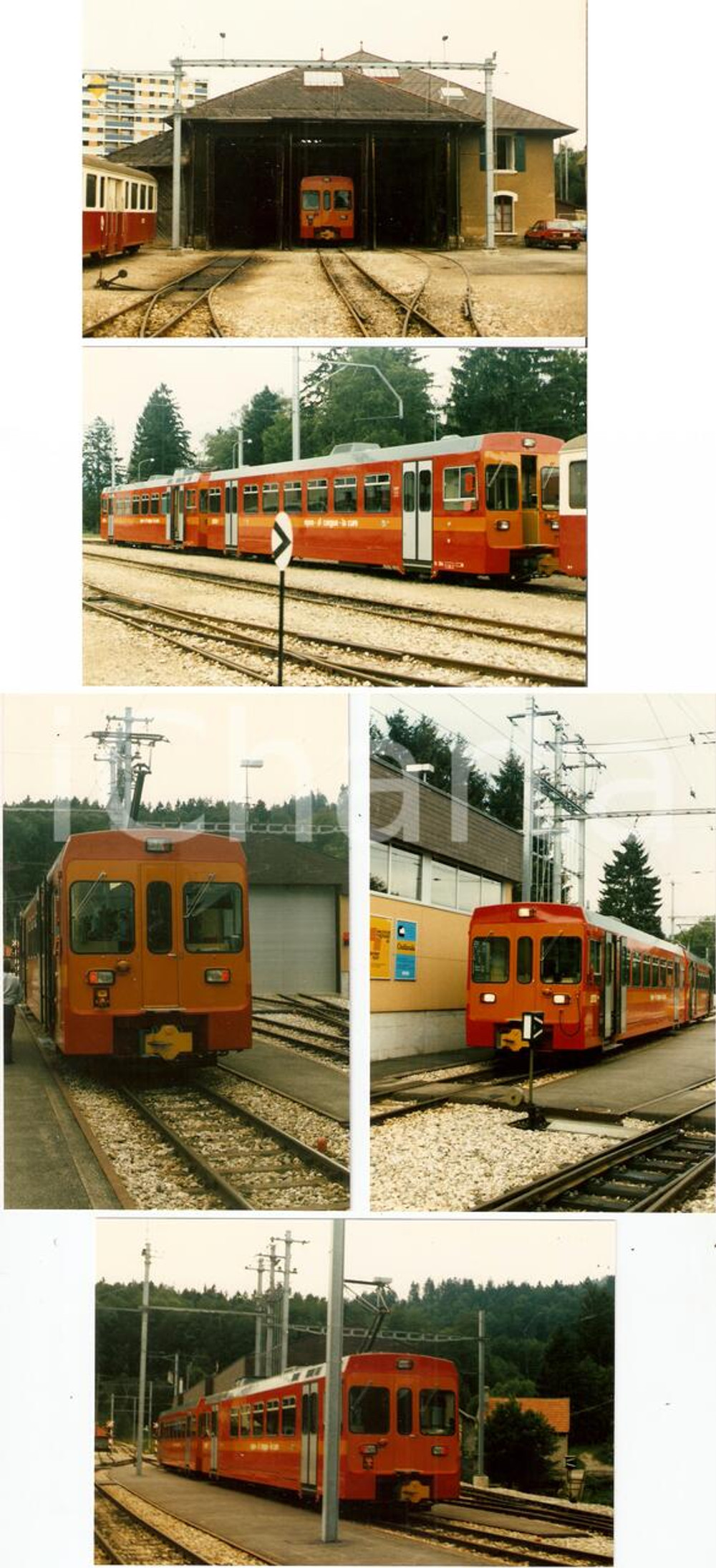 Fotografia d epoca originale 1980 ca SVIZZERA Chemin de fer NYON ST. CERGUE LA CURE Treno NStCM Lotto 5 foto 1