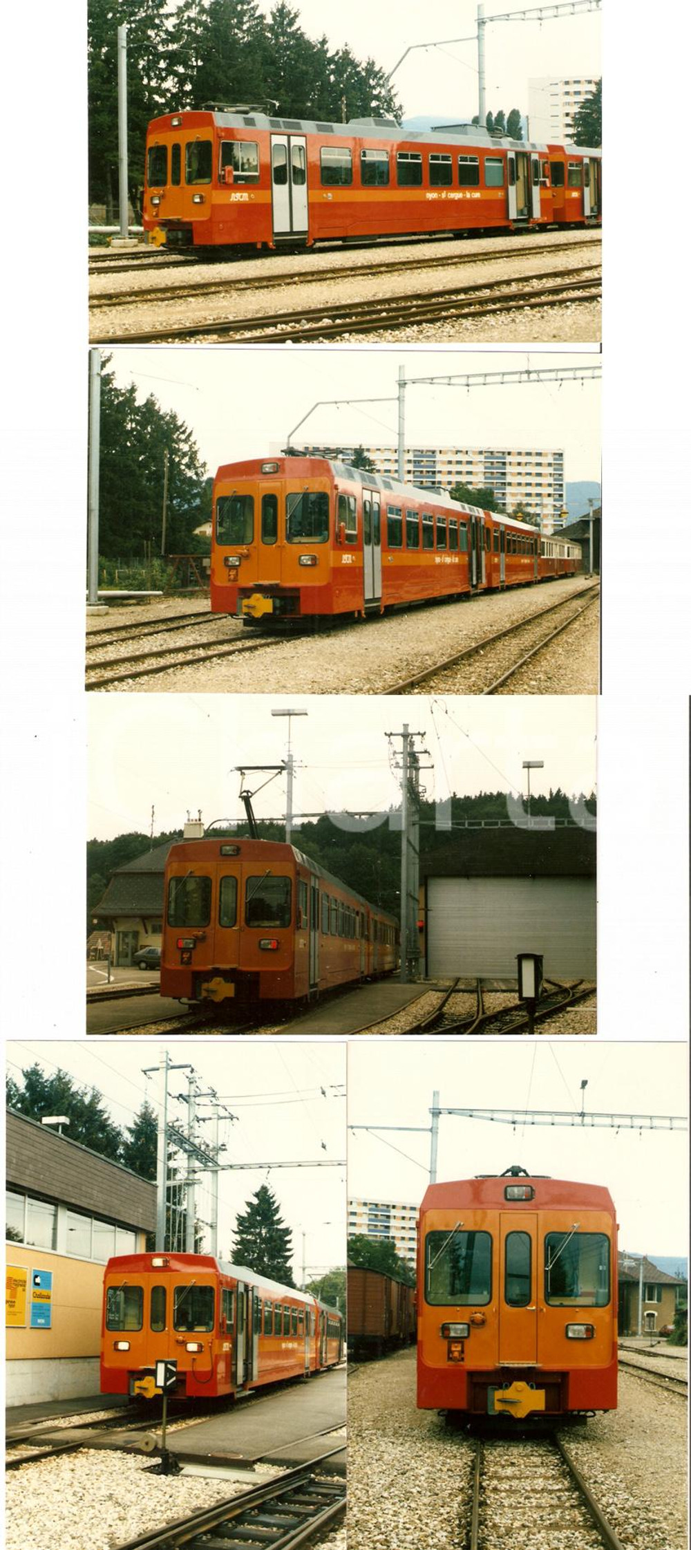 Fotografia d epoca originale 1980 ca SVIZZERA Chemin de fer NYON ST. CERGUE LA CURE Treno NStCM Lotto 5 foto 1