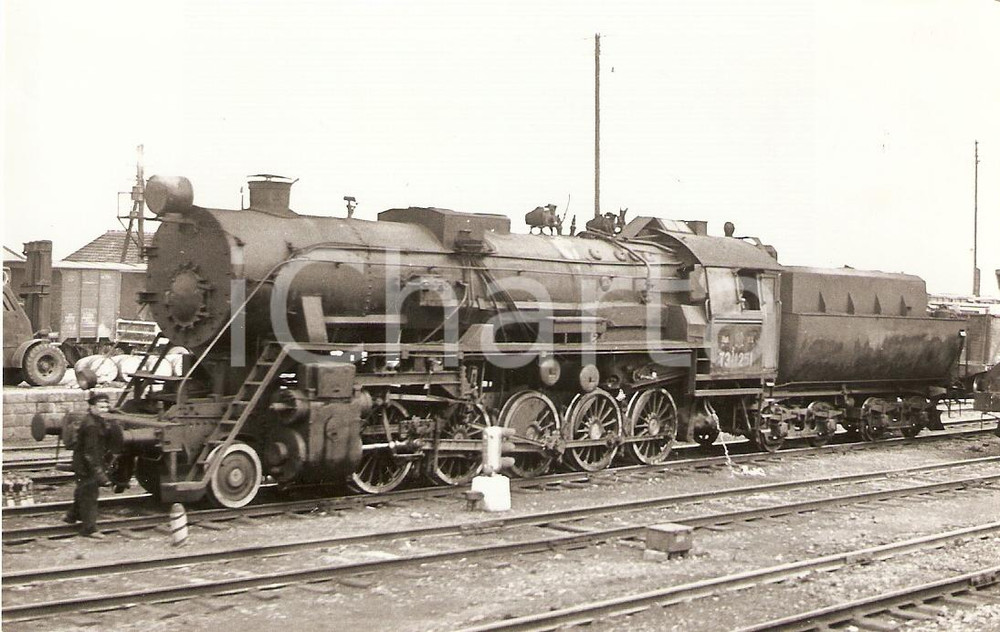 Cartolina originale da collezione 1970 ca PODZAMCZE POLONIA Locomotiva TS1251 SLEZAK USSR Cartolina ANIMATA 1