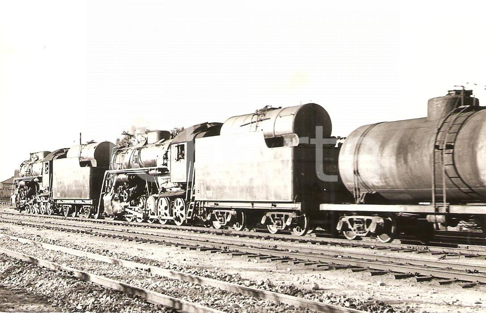 Cartolina originale da collezione 1970 ca USSR Locomotiva SU 1631 Treno merci Verlag SLEZAK Cartolina FG NV 1