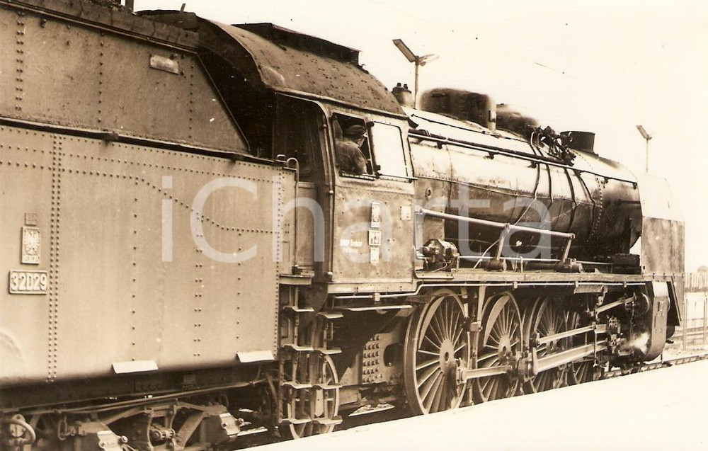 Cartolina originale da collezione 1970 ca KRAKOW POLONIA Locomotiva PKP Pt3138 rsh EF GRIEBL Cartolina ANIMATA 1