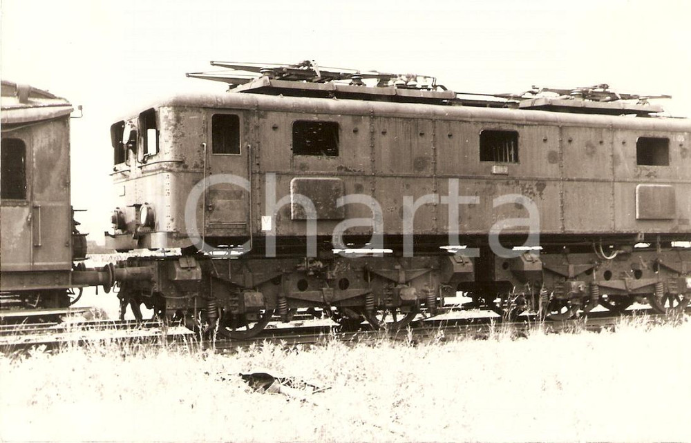 Cartolina originale da collezione 1970 ca USSR ? Vagone ferroviario abbandonato Cartolina FP NV 1