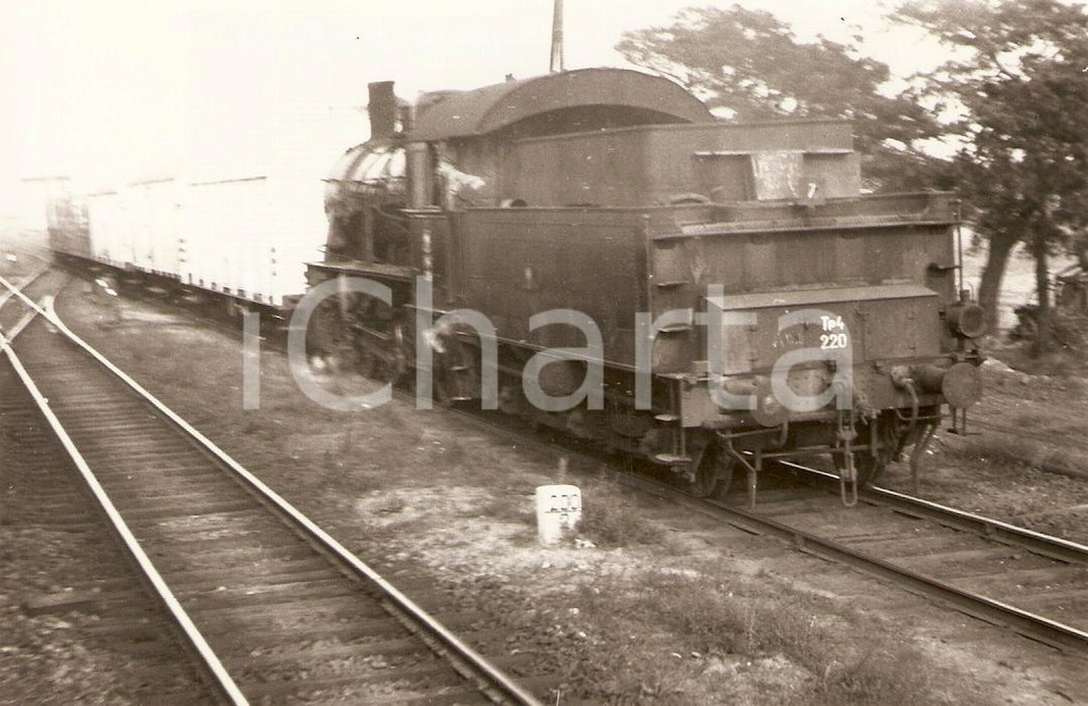 Cartolina originale da collezione 1970 ca POLONIA Polskie Koleje Panstwowe PKP Locomotiva Tp 4220 lsh Cartolina 1