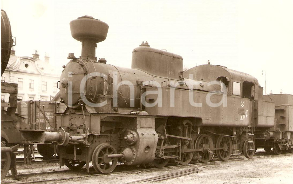 Cartolina originale da collezione 1970 ca UNGHERIA Locomotiva MAV 460.504 lsk GRIEBL Cartolina FP NV 1