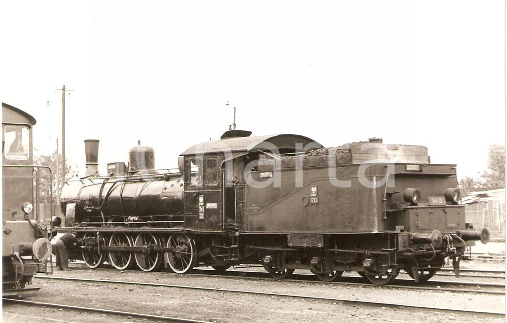 Cartolina originale da collezione 1970 ca KOCMYRZOW POLONIA Locomotiva PKP Tp132 lsh EF GRIEBL Cartolina FP NV 1