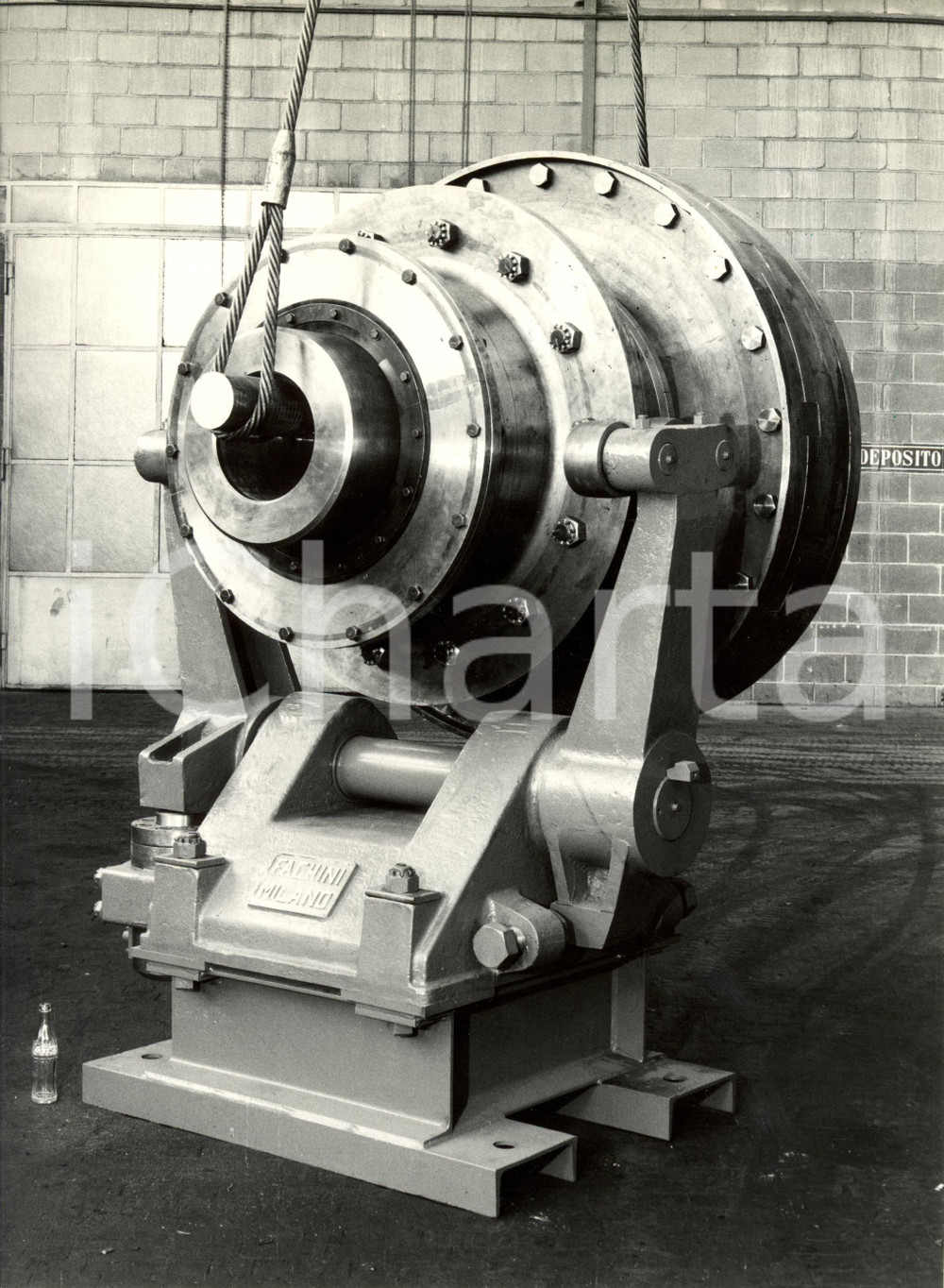 Fotografia d epoca originale 1968 RHOMILANO Ditta Ing.FACHINI Giunto elastico disinnestabile COCACOLA Foto 1