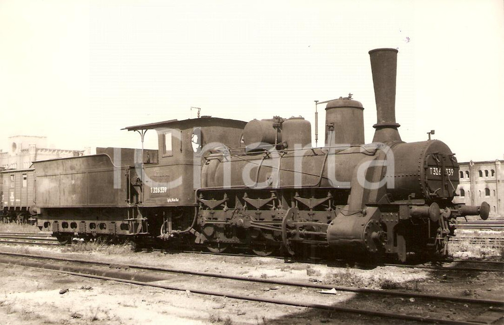 Cartolina originale da collezione 1970 ca UNGHERIA ? Locomotiva a vapore T326.339 Verlag SLEZAK Cartolina FP 1