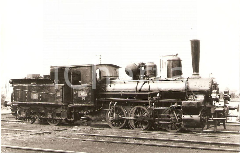 Cartolina originale da collezione 1970 ca UNGHERIA ? Locomotiva a vapore 370.029 Sammlung GRIEBL Cartolina FP 1