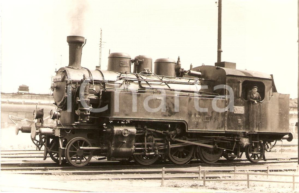Cartolina originale da collezione 1970 ca UNGHERIA ? Locomotiva a vapore CCCP 375.1015 GRIEBL Cartolina FP NV 1