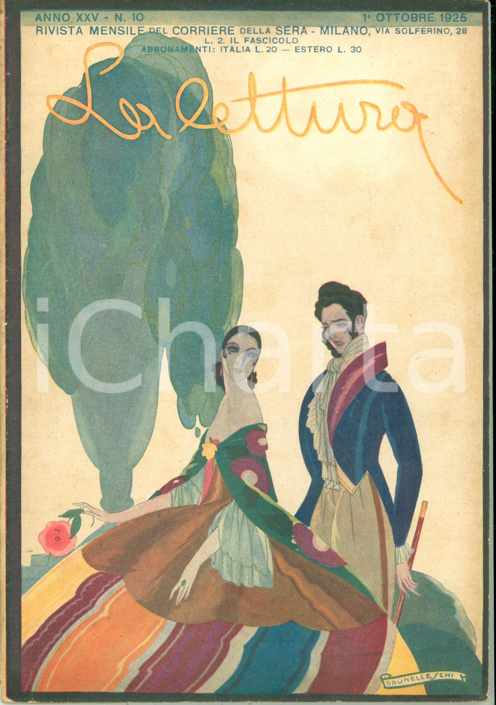 Giornale, rivista storica 1925 LA LETTURA Giuseppe SABALICH Arte dalmata nei costumi popolari ILLUSTRATO 1