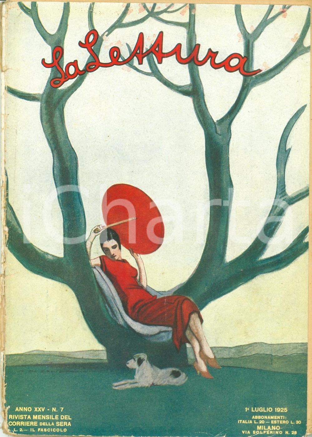 Giornale, rivista storica 1925 LA LETTURA Carlo PASCAL Chierici vaganti UniversitÃ  medievali ILLUSTRATO 1