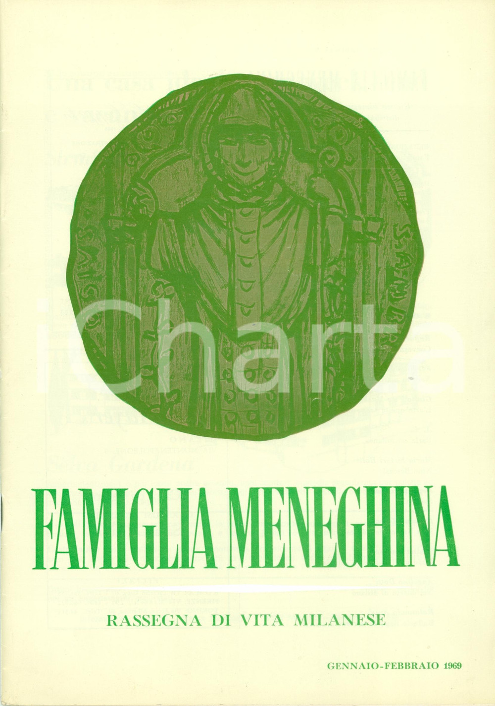 Giornale, rivista storica 1969 MILANO FAMIGLIA MENEGHINA Convegno dialetti d ITALIA Rivista ILLUSTRATA 1