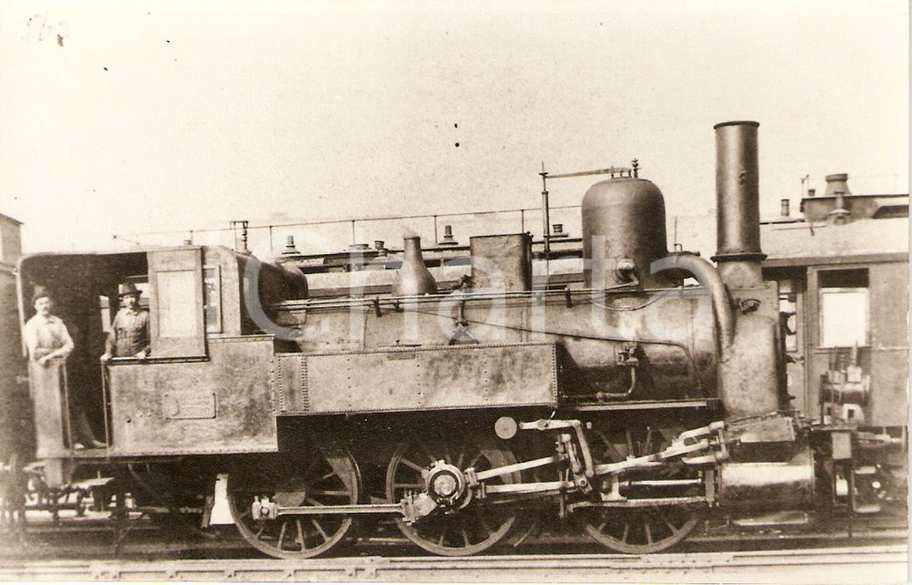 Cartolina originale da collezione 1970 ca UNGHERIA Locomotiva a vapore 350.657 Sammlung GRIEBL Cartolina FP NV 1