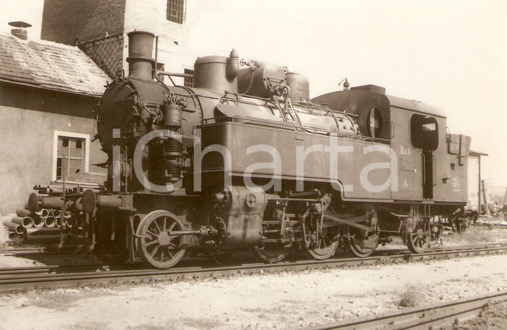 Cartolina originale da collezione 1970 ca UNGHERIA ? Treno a vapore CCCP Verlag Josef Otto SLEZAK Cartolina FP 1