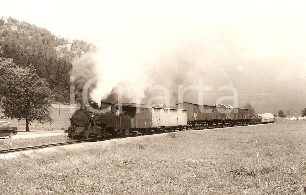 Cartolina originale da collezione 1964 STRASS IM ZILLERTAL AUSTRIA Zillertalbahn ZB Locomotiva 4 lsG Foto seriale 1