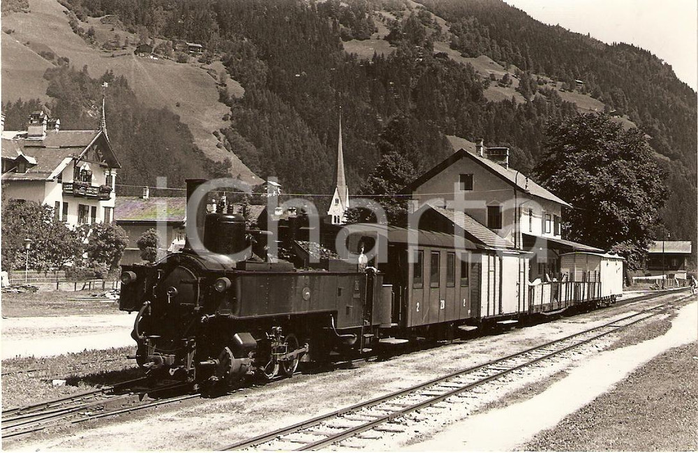Cartolina originale da collezione 1961 ZELL AM ZILLER AUSTRIA Zillertalbahn ZB Locomotiva 3 lsG Cartolina FP NV 1