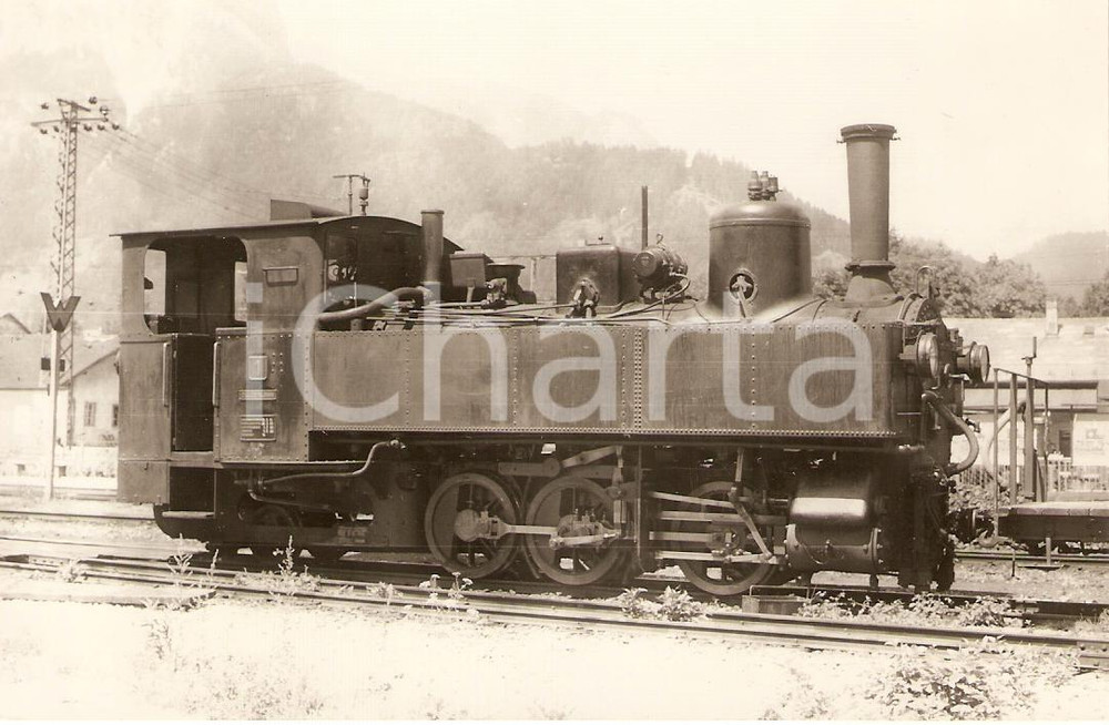 Cartolina originale da collezione 1964 JENBACH AUSTRIA Zillertalbahn ZB Locomotiva 1 rws SLEZAK Cartolina FP NV 1