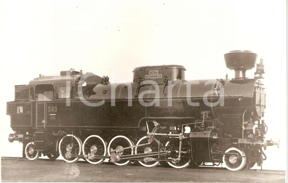 Cartolina originale da collezione 1970 ca AUSTRIA Buschtehrader Eisenbahn BEB Locomotiva V 503 GRIEBL Cartolina FP 1