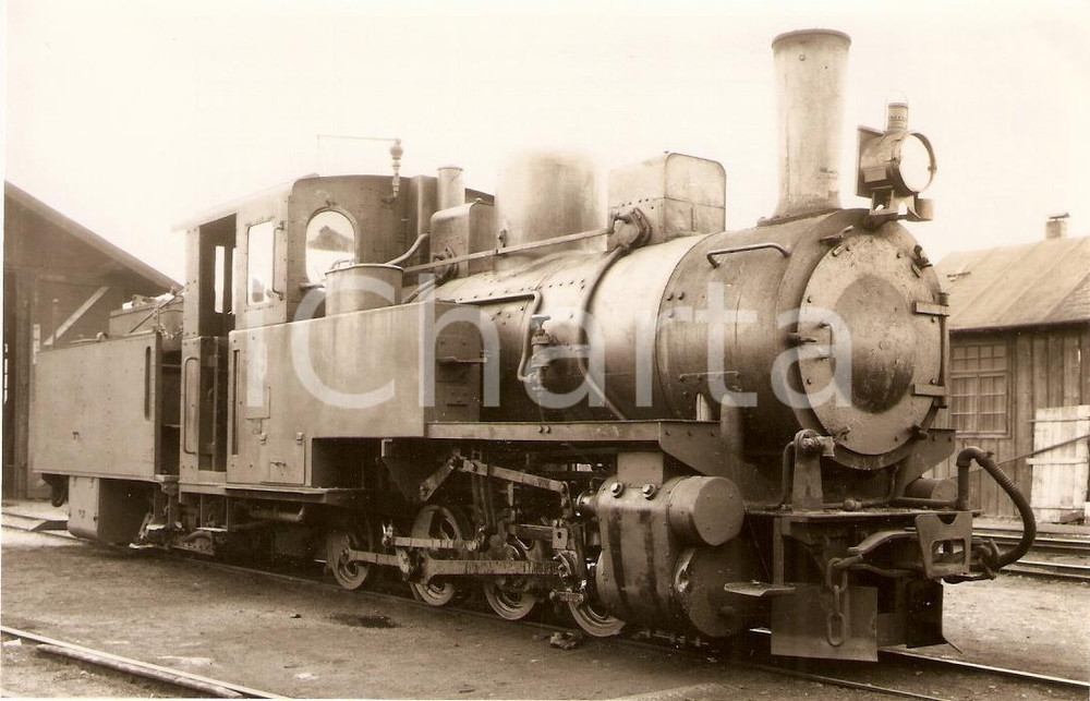 Cartolina originale da collezione 1970 ca ITZLING AUSTRIA Salzkammergut SKGLB Locomotiva 19 Fotografia seriale 1
