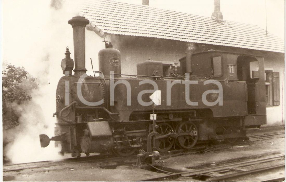 Cartolina originale da collezione 1970 ca ITZLING AUSTRIA Salzkammergut lockalbahn SKGLB Locomotiva 11 Cartolina 1
