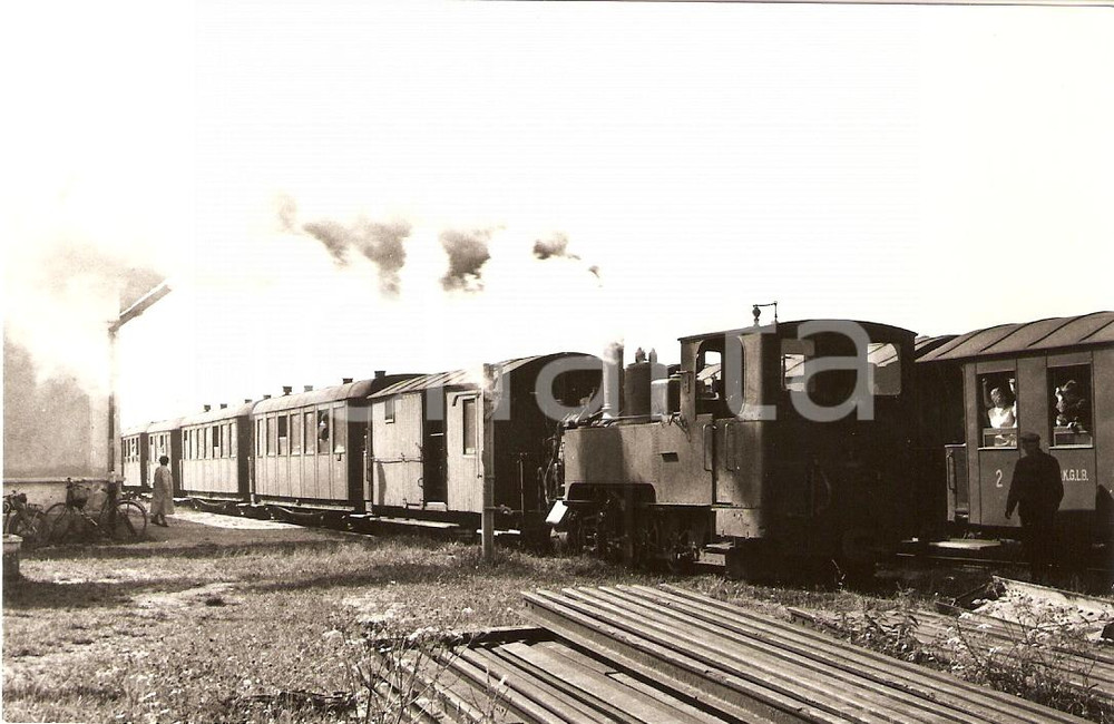 Cartolina originale da collezione 1970 ca KRAIVIESEN AUSTRIA Salzkammergut  SKGLB LocomotivaCartolina ANIMATA 1