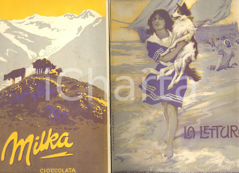 Giornale, rivista storica 1913 LA LETTURA Gaetano CRESPI Caricature poetiche G. Visconti Venosta RICORDI 1