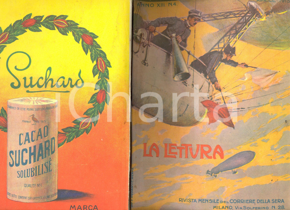 Giornale, rivista storica 1913 LA LETTURA Carlo PLACCI Riccardo Wagner in Italia Rivista RICORDI 1