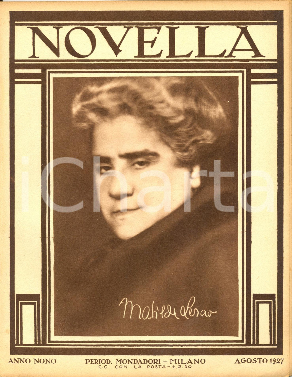 Giornale, rivista storica 1927 NOVELLA RIVISTA LETTERARIA Achille CAMPANILE Una storia d amore MONDADORI 1