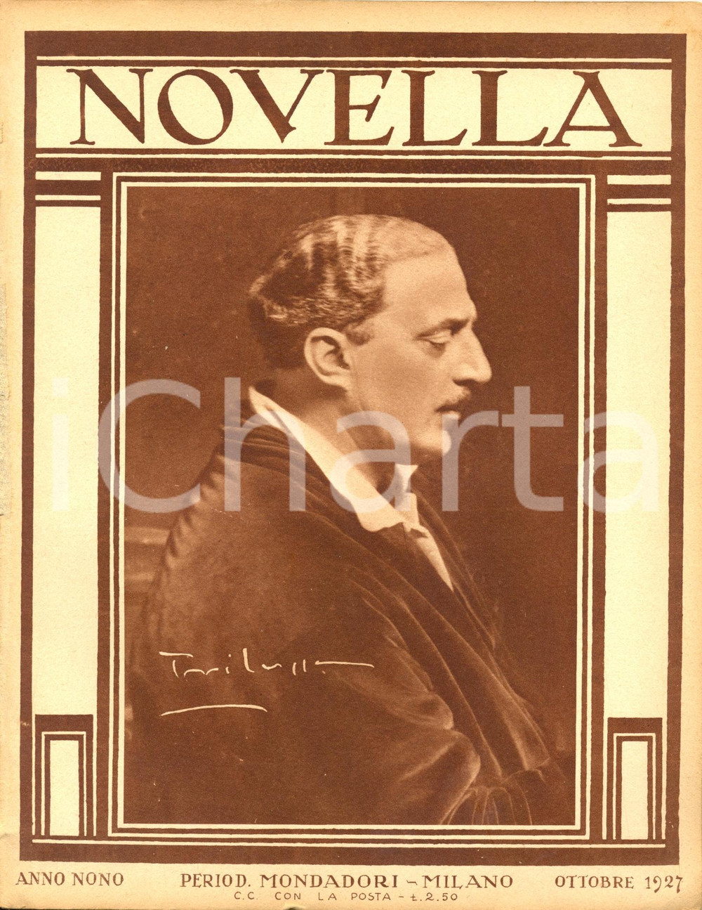 Giornale, rivista storica 1927 NOVELLA RIVISTA LETTERARIA Mario PUCCINI Ingorghi  MURA Manubia MONDADORI 1