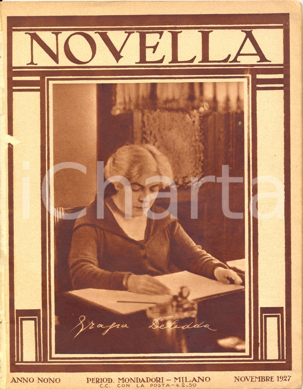 Giornale, rivista storica 1927 NOVELLA RIVISTA LETTERARIA C. Giorgieri CONTRI lastrico e tappeto MONDADORI 1