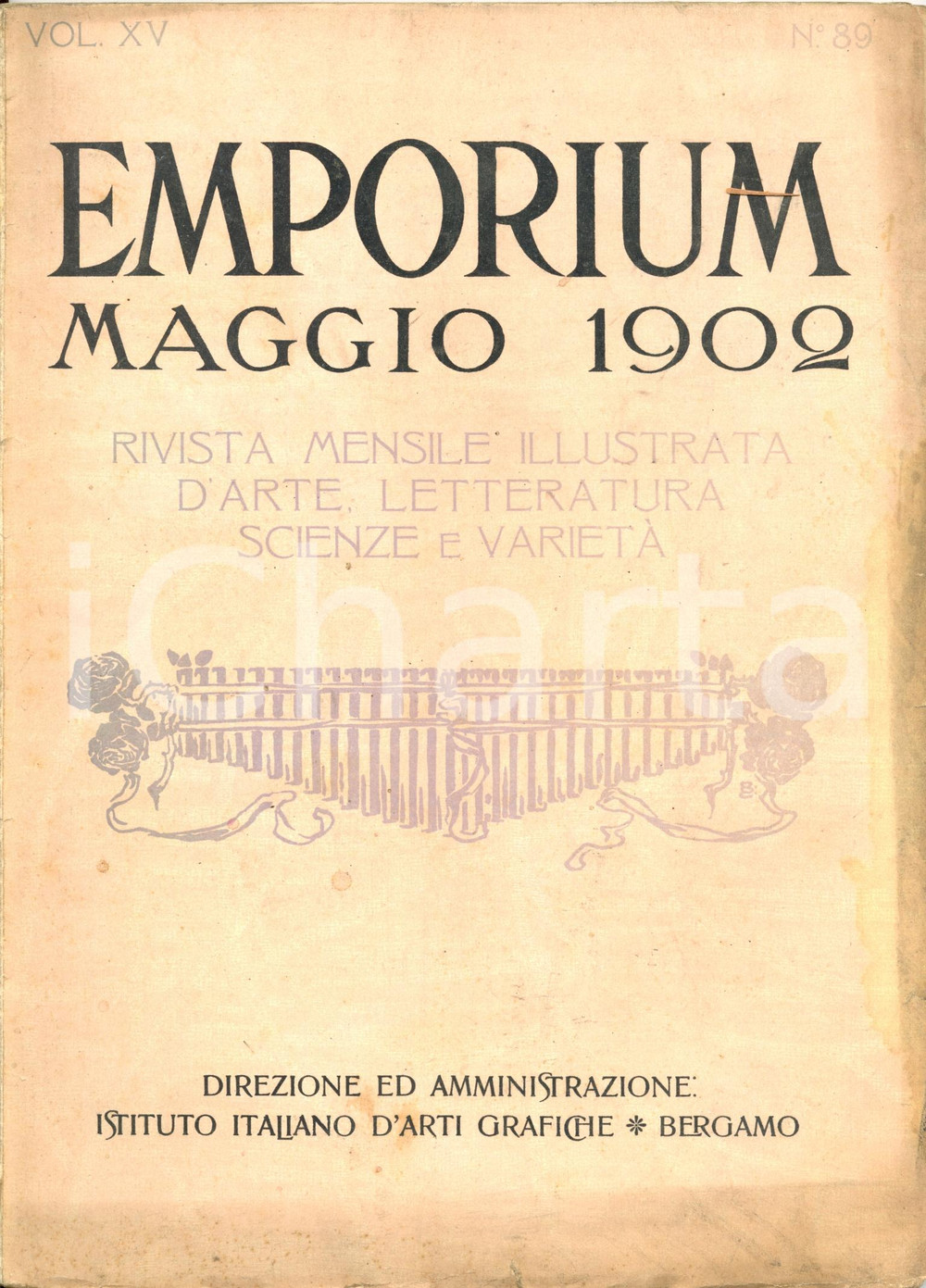 Libro, pubblicazione d epoca 1902 EMPORIUM Jahn RUSCONI La villa e il museo BORGHESE Rivista ILLUSTRATA 1