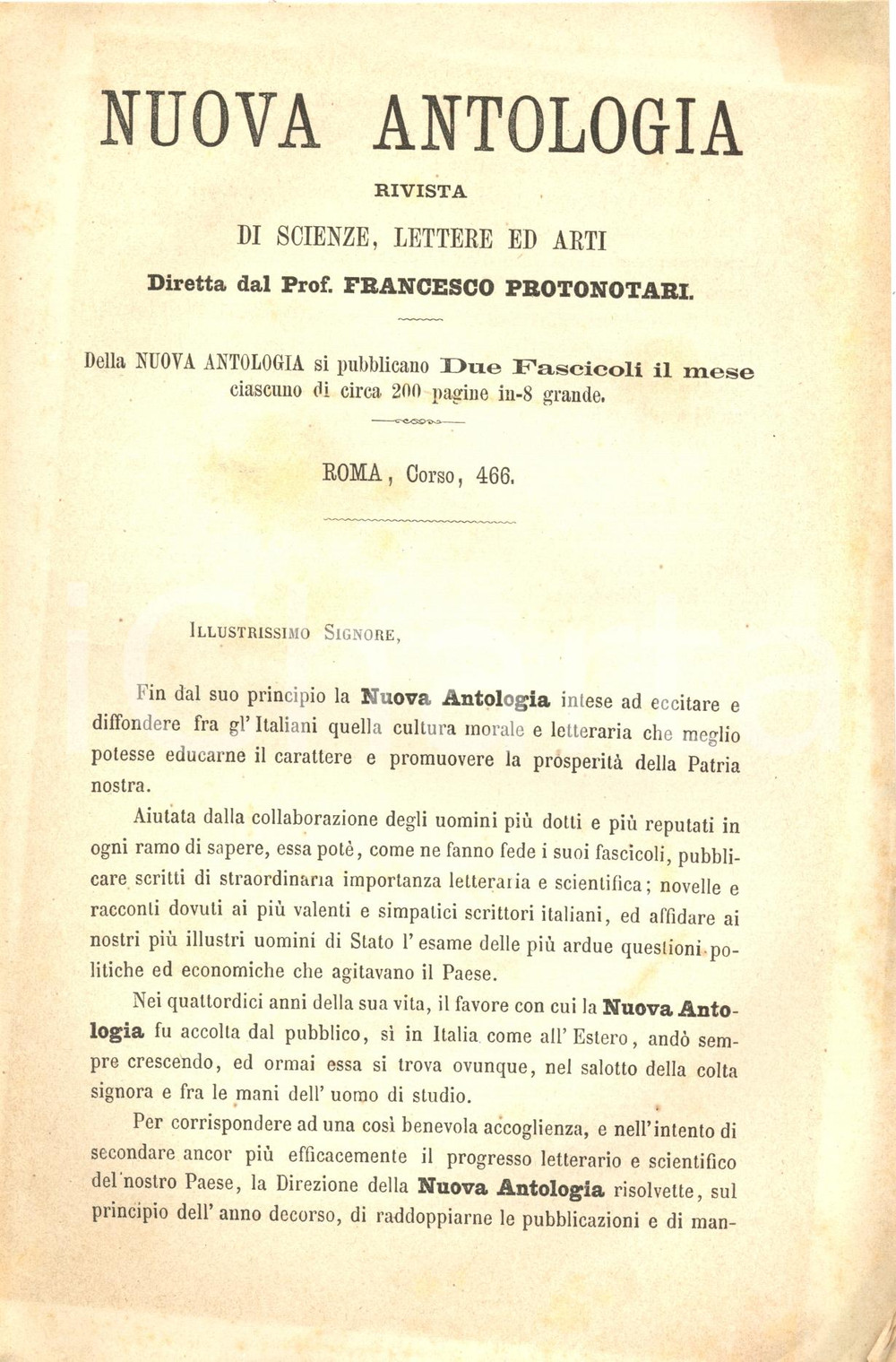 Libro, pubblicazione d epoca 1879 ROMA Nuova Associazione per la NUOVA ANTOLOGIA  Indice Scrittori e materie 1
