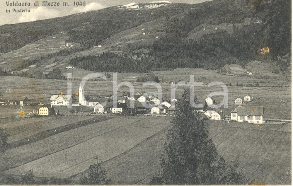 Cartolina originale da collezione 1948 VALDAORA DI MEZZO BZ Veduta VAL PUSTERIA Cartolina postale FP VG 1