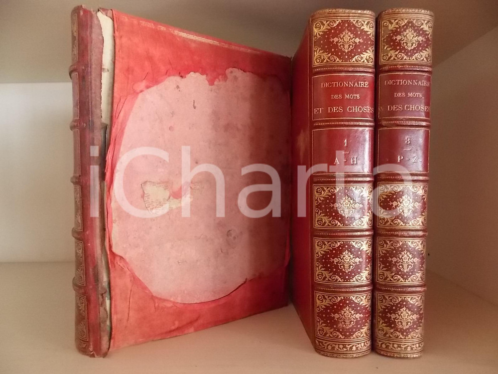 Libro, pubblicazione d epoca 1889 PARIS LARIVE ET FLEURY Dictionnaire français illustré des mots DANNEGGIATO 1