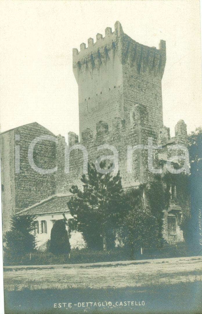 Cartolina originale da collezione 1930 ca ESTE PD Torre del Castello Marchionale Cartolina postale FP NV 1