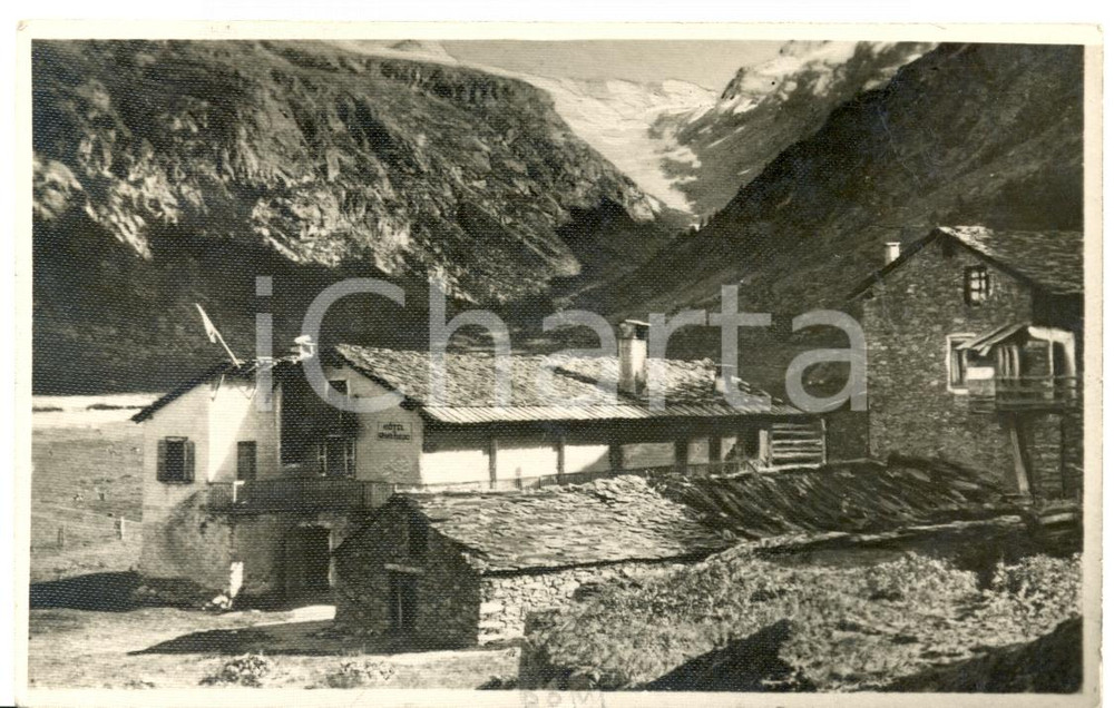 Cartolina originale da collezione 1923 VALSAVARENCHE AO Hotel GRAN PARADIS localitÃ  PONT Cartolina FP VG 1