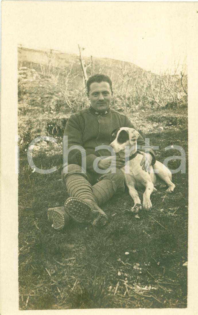 Fotografia d epoca originale 1917 CALTRANO VI WW1 Sergente Pasquale FORTUNATO Fotografia 1