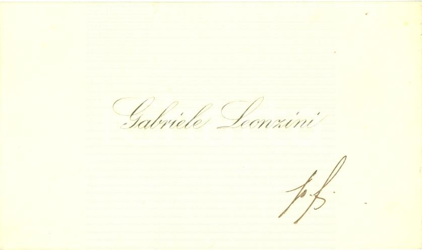 Oggetto da collezione cartaceo 1940 ca TRIESTE Gabriele LEONZINI Riunione Adriatica Sicurtà  Biglietto 1