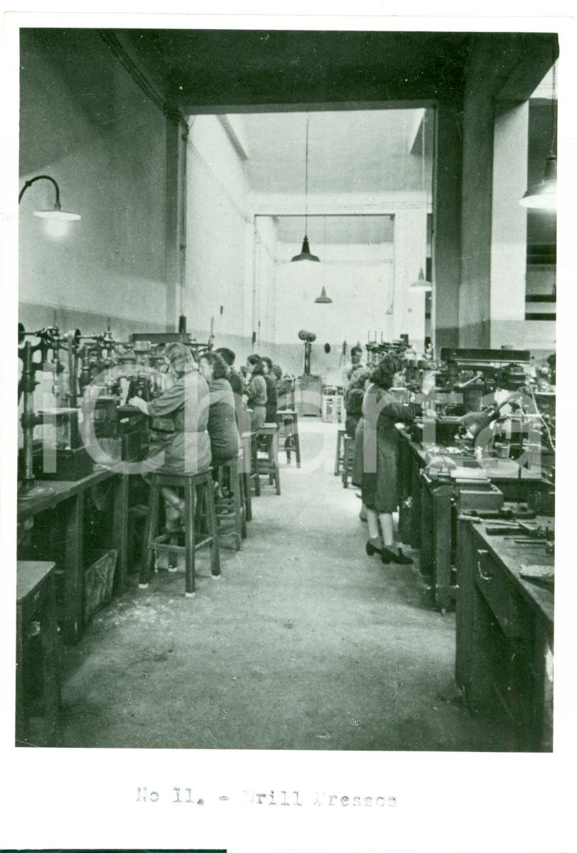 Fotografia d epoca originale 1950 MILANO Presse foratrici C.E.T. srl Costruz. elettromeccaniche telefoniche 1