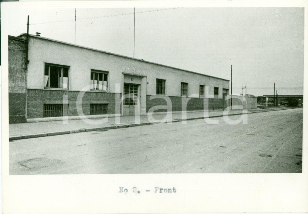 Fotografia d epoca originale 1950 ca MILANO Stabilimento C.E.T. Costruzioni elettromeccaniche telefoniche 3 1