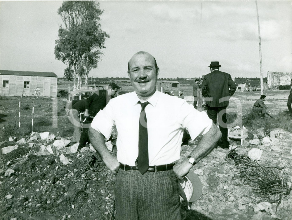 Fotografia d epoca originale 1965 CAGLIARI Set film 2 + 5 MISSIONE HYDRA Pietro FRANCISCI Fotografia 1