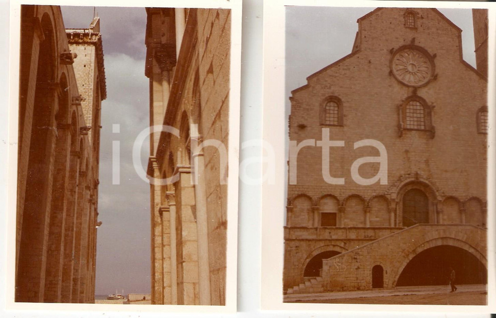 Fotografia d epoca originale 1966 TRANI BT Cattedrale di Santa Maria Assunta e panorama Lotto 2 foto 1