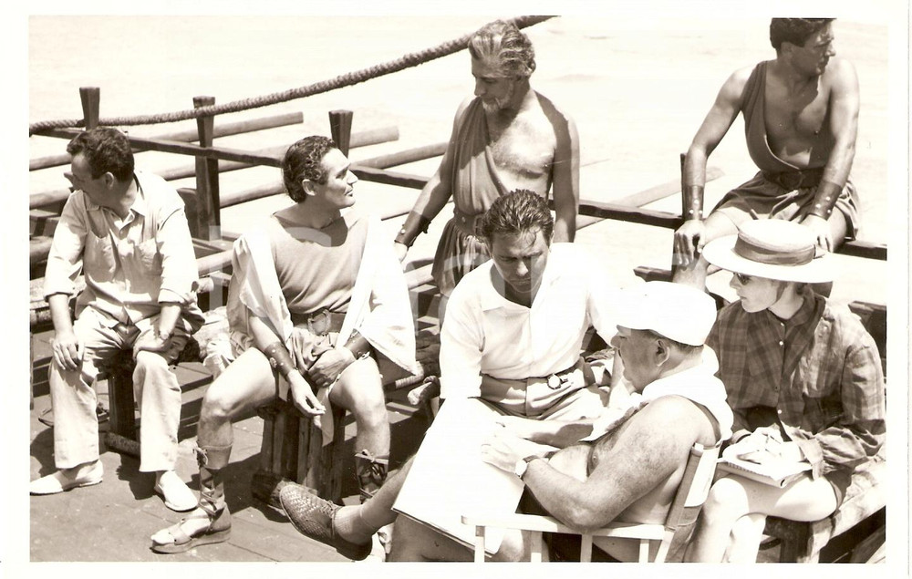 Fotografia d epoca originale 1958 LE FATICHE DI ERCOLE Gino MATTERA e Mario BAVA Fotografia di set 1